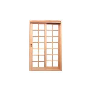 Porta de Correr Quadriculada ou Panorâmica 2 Folha