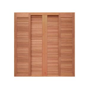 Porta Veneziana de Correr Quadriculada ou Panorâmica 6 Folhas