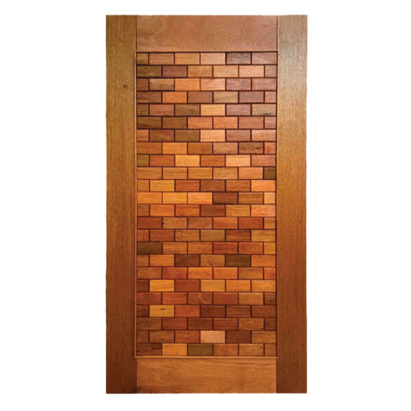 porta pivotante tijolinho